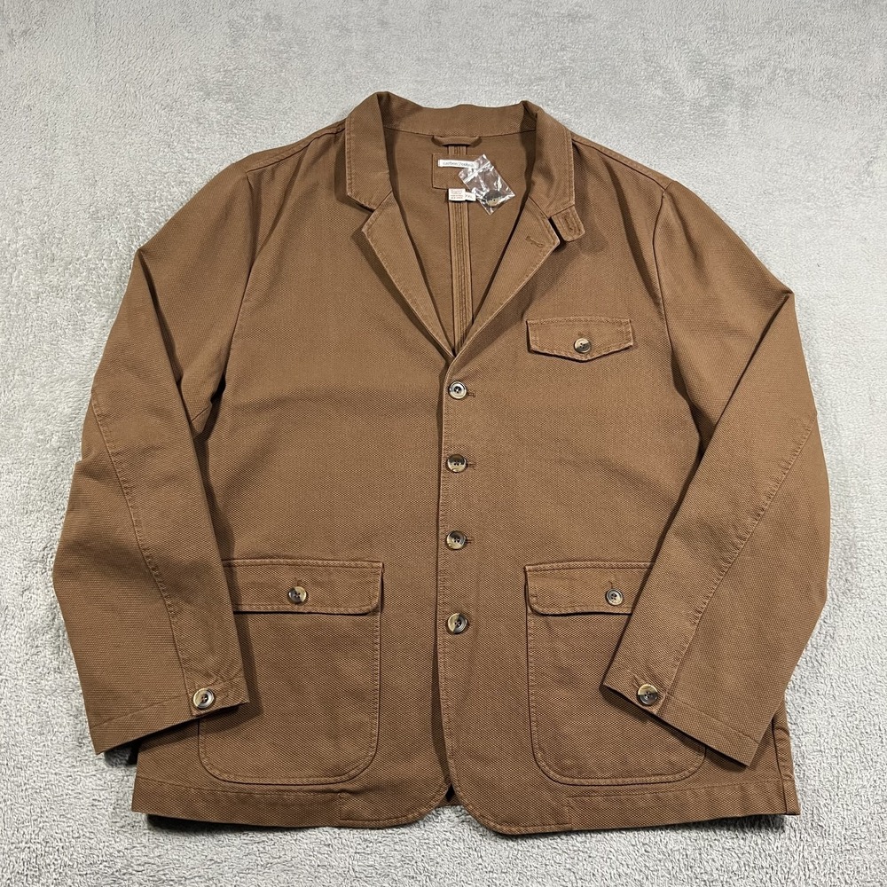 Men's Brown Cotton Field Jacket